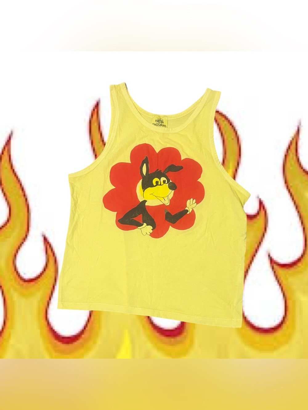 Fresh Dinosaurs Tank
Great condition
10 years
Yellow
Retail $52